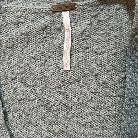 Free People Find My Friend Cardi Baby Blue - Picture 5 of 7